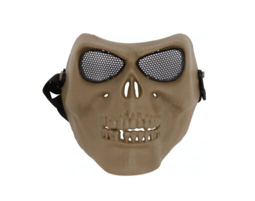 Mascara Airsoft Facial Caveira Tan