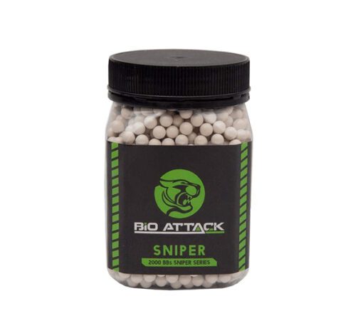 Munição Airsoft Bio Attack Sniper Series BBs 0.36g
