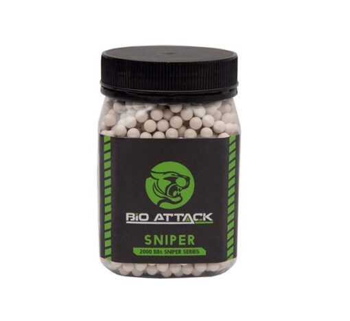 Munição Airsoft Bio Attack Sniper Series BBs 0.40g