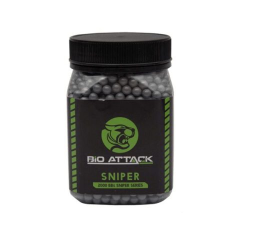 Munição Airsoft Bio Attack Sniper Series BBs 0.50g