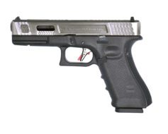 PISTOLA AIRSOFT WE G17 T7 GBB - PRETA
