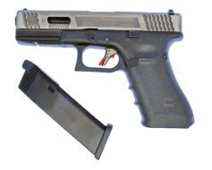 Pistola Airsoft WE G17 T7 - Preta