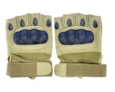 Luva Airsoft Emerson Gear sem dedos Tan