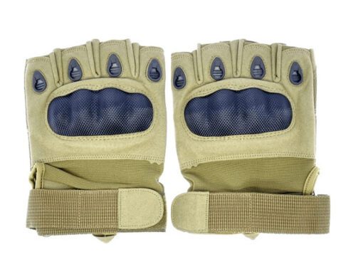 Luva Airsoft Emerson Gear sem dedos Tan
