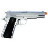 Pistola Airsoft Full metal Cromada M1911 Gbb
