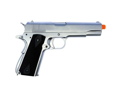 Pistola Airsoft Full metal Cromada M1911 Gbb