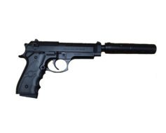 Pistola de Airsoft Galaxy G.052A Spring - Preto