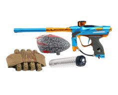 Armas para Paintball Rifle DYE DM12 - Azul/Tan