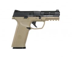 ICS GBB Airsoft Pistola BLE XAE - Slide Black / Corpo Tan