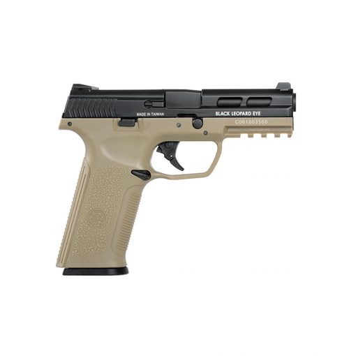 ICS GBB Airsoft Pistola BLE XAE - Slide Black / Corpo Tan