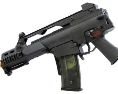 G36C Rifle Airsoft SRC AEG SR-36C - Preto