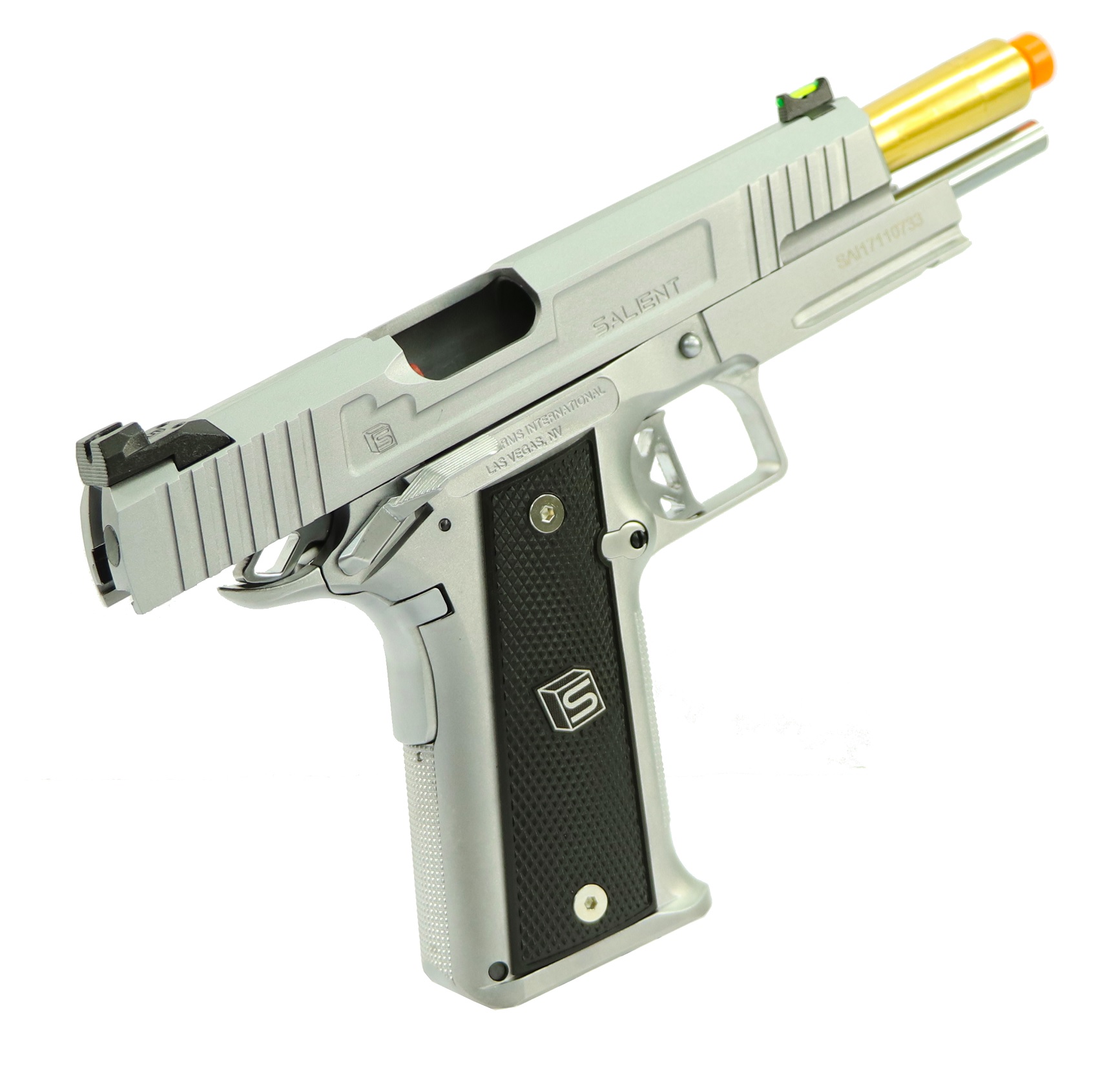 Airsoft Pistola Aw/salient Arms Ds 5.1 Aluminium Gbb Blue