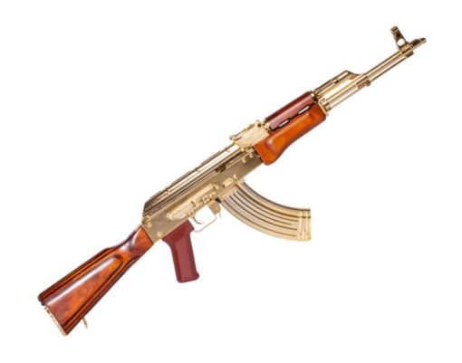 Rifle Airsoft AK47 de Ouro 22 Quilates - Edição Ilimitada GKM da G&G