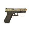 Pistola airsoft WE Glock 23 Ivory à gás GBB G004