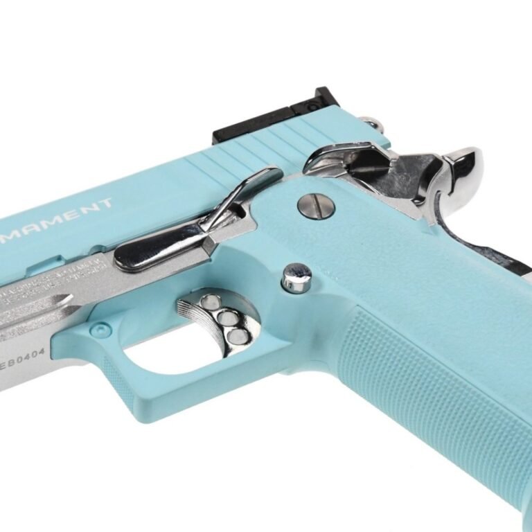 Pistola de Airsoft G&G GPM1911 Macaron Blue a Gás Blowback