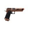 Pistola de Airsoft Army Armament GBB JW4 TTI Sand Viper CNC Hi-Capa Blowback 6mm - Bronze