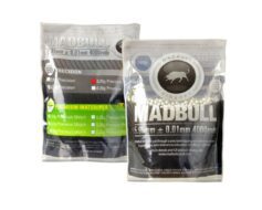 Munição Airsoft BBs MADBULL Perfect Precision 0.25g - 4000 BBs