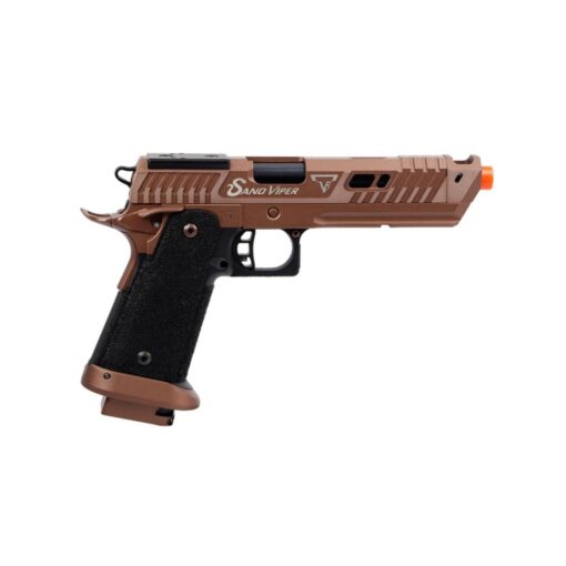 Pistola de Airsoft Army Armament GBB TTI JW4 Sand Viper Hi-Capa 6mm - Coyote Bronze