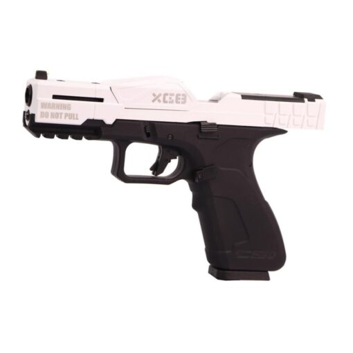 Pistola de Airsoft Poseidon CSI XG8 GBB - Branco / Preto