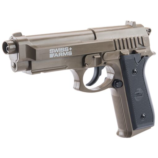 Pistola de Pressão SA92 PT92 4.5mm Gás CO2 Slide Fixo - Swiss Arms 