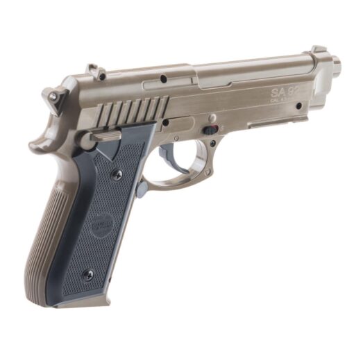 Pistola de Pressão SA92 PT92 4.5mm Gás CO2 Slide Fixo - Swiss Arms 