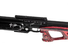CARABINA DE PRESSÃO AIRGUN TECHNOLOGY URAGAN 2 700 PCP RED LAMINATE BULLPUP 
