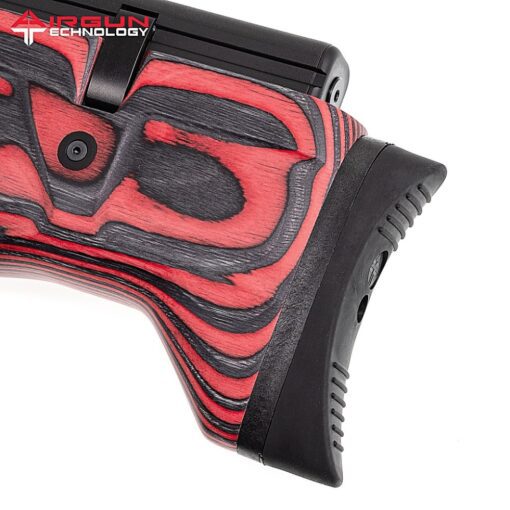 CARABINA DE PRESSÃO AIRGUN TECHNOLOGY URAGAN 2 700 PCP RED LAMINATE BULLPUP 
