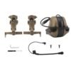 Fone de ouvido Headset Wosport C5 Tactical - Tan