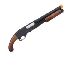 Shotgun Airsoft S&T Armament Spring Bolt Action M870 Short - Madeira