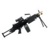 Suporte Airsoft FN Herstal A&K Cybergun AEG M249 - Preto