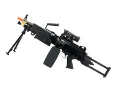 Suporte Airsoft FN Herstal A&K Cybergun AEG M249 - Preto